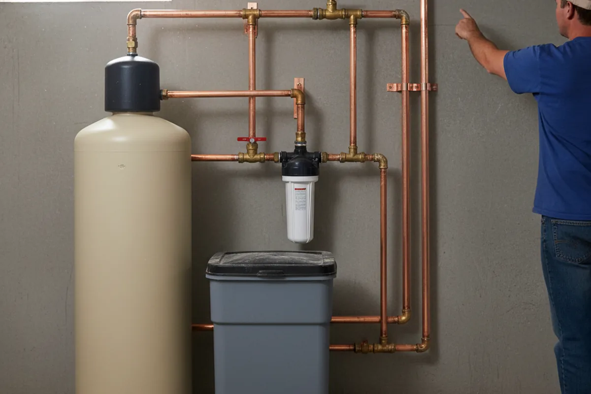 Whole-house water treatment system installed in Encino